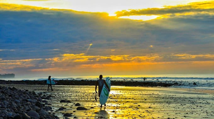 El Tunco in El Salvador