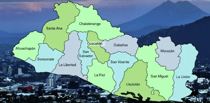 El Salvador Departments
