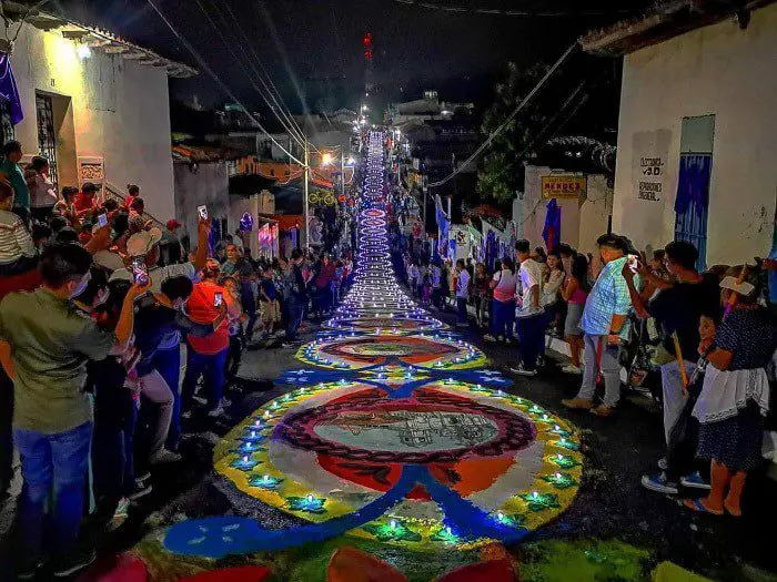 Sensuntepeque Holy week carpet